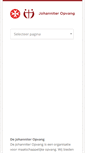 Mobile Screenshot of johanniteropvang.nl
